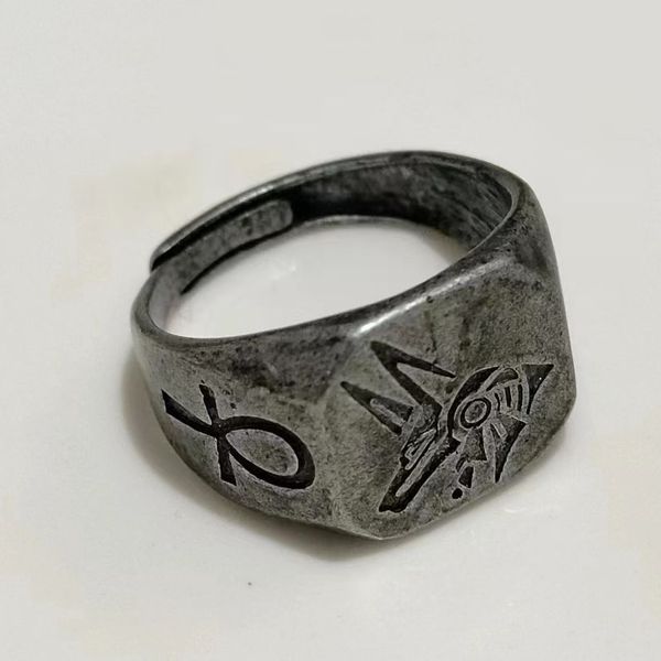 Horus and Anubis rings